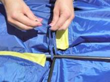 Quadra Beach Tent Setup Instructions Step Five