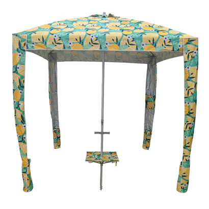 Ultimate Beach Cabana - Lemon Floral - 3.8m3