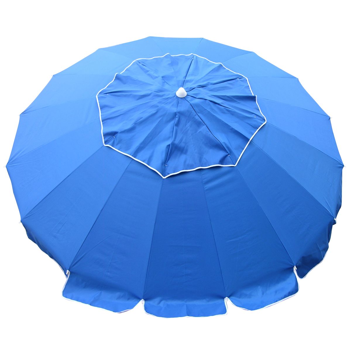 Maxibrella Beach Umbrella - Huge 8ft Canopy - Royal Blue - BeachKit