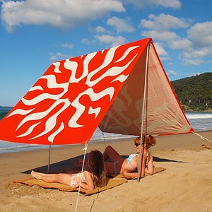 SOMBRILLA MOANA BEACH SHADE - LOVE'N SUN ORANGE